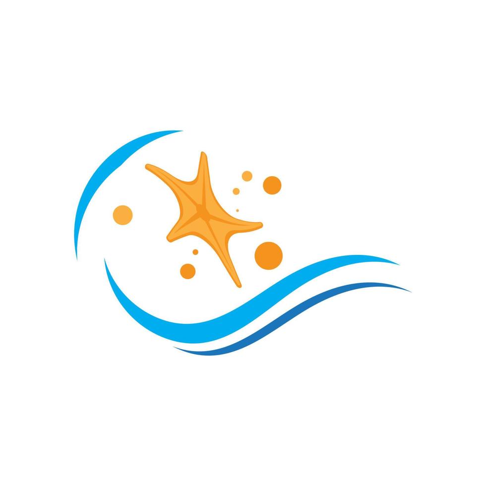 Star sea vector icon illustration design