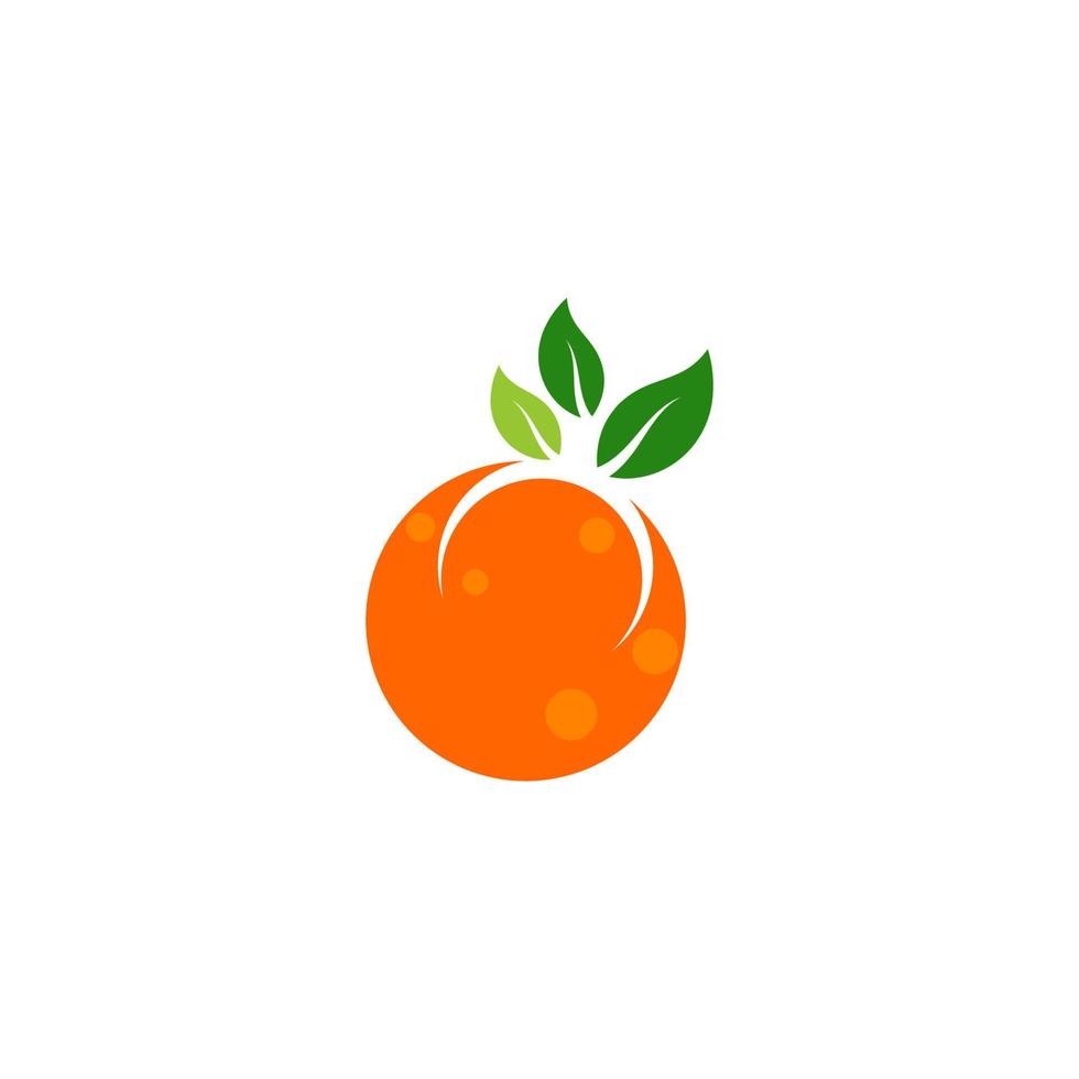 ilustración de icono de vector de diseño naranja