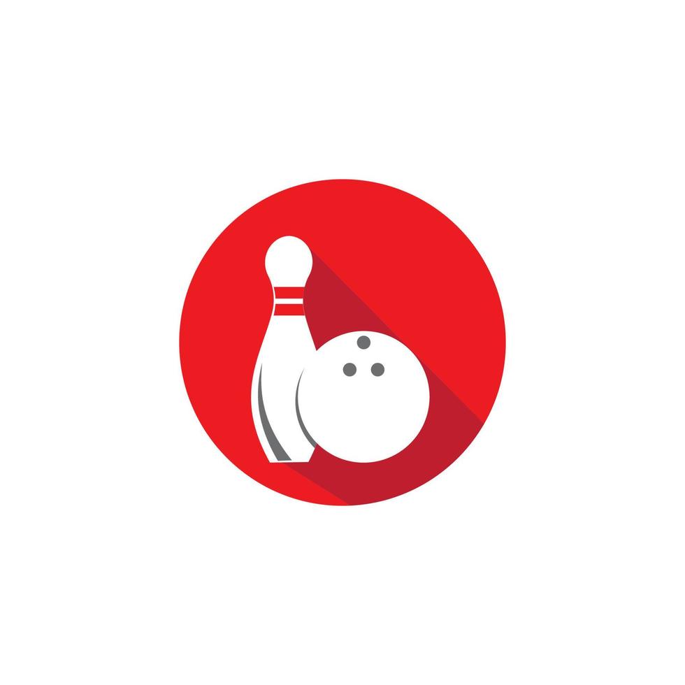 Bowling icon Template vector