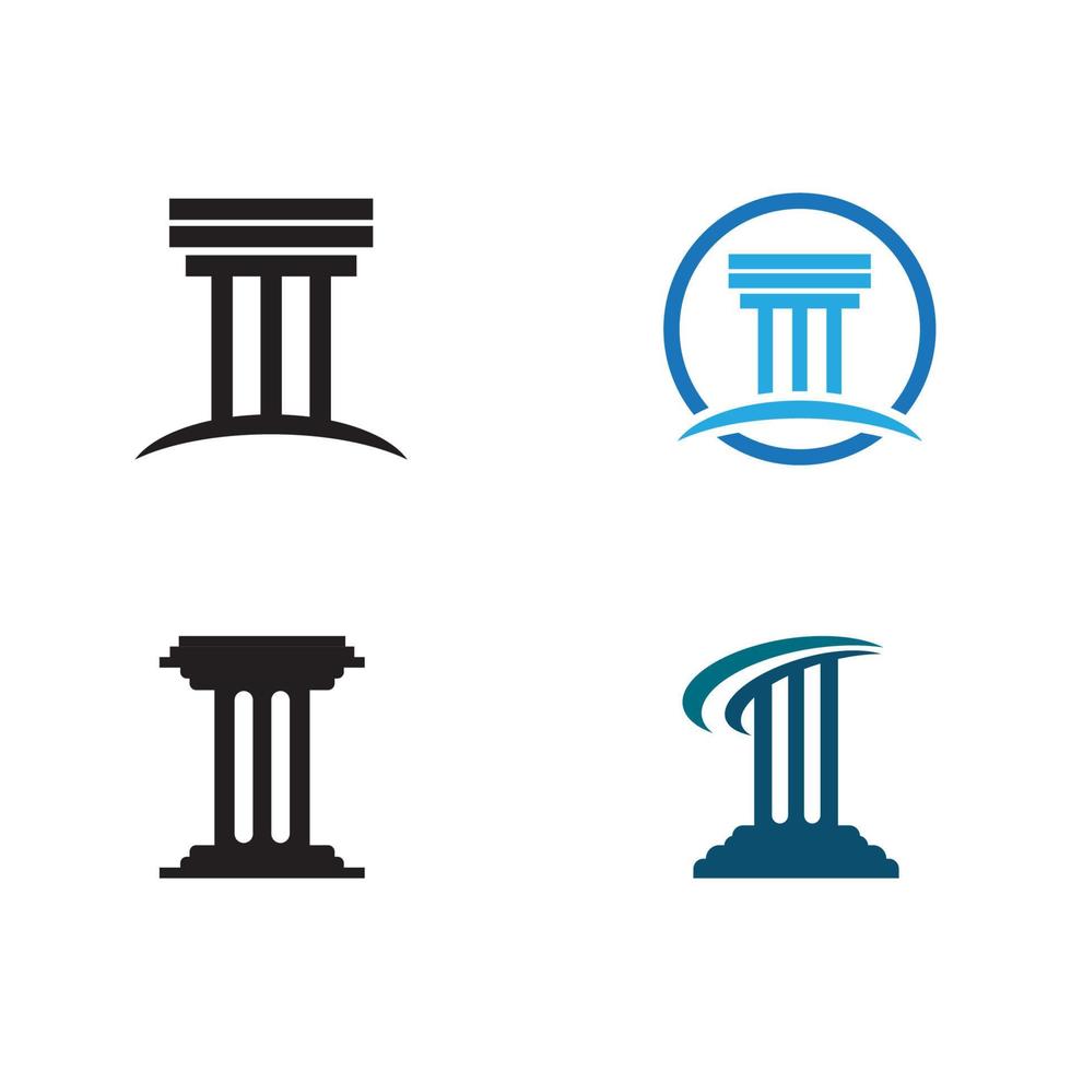 Column icon Template vector illustration