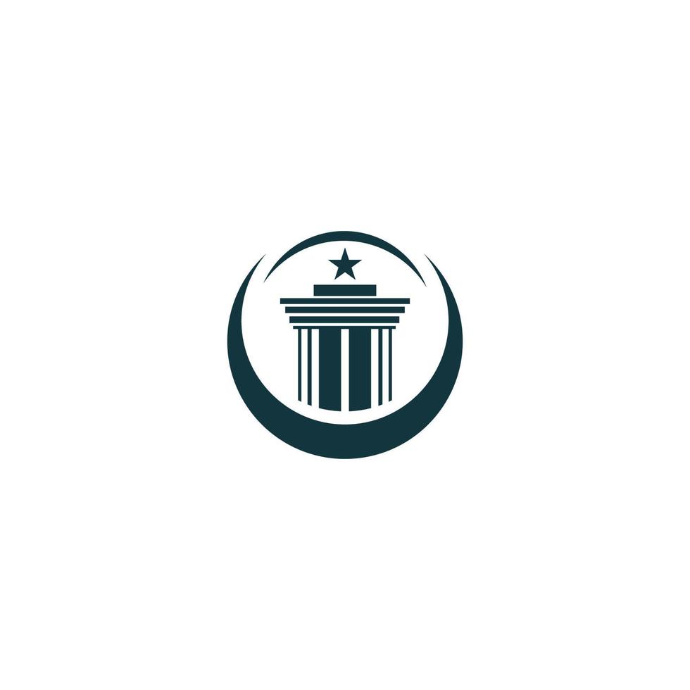 Column icon Template vector illustration