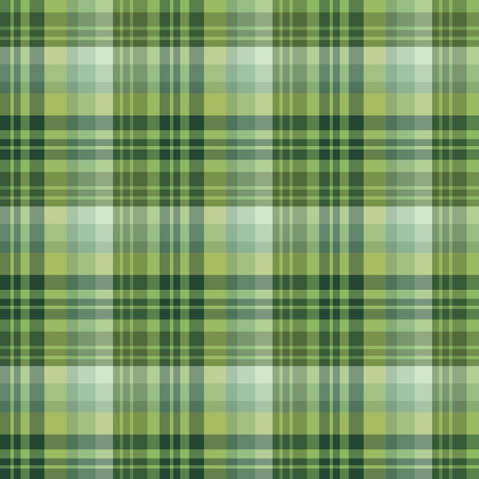 Seamless pattern in interesting forest green colors for plaid, fabric, textile, clothes, tablecloth and other things. Vector image.