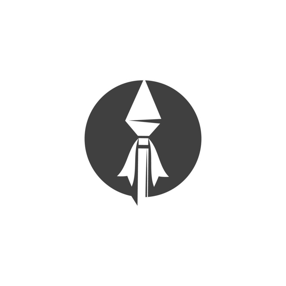 Spear vector illustration icon Template