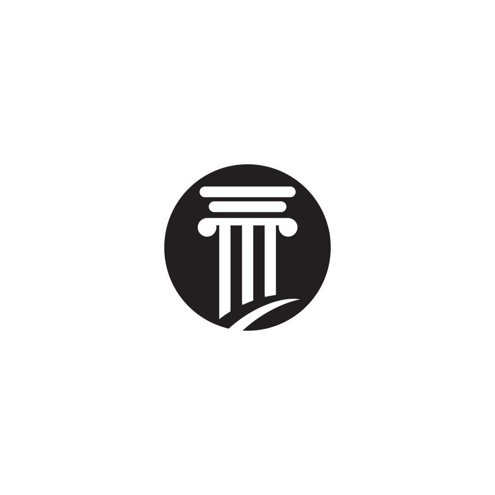 Column icon Template vector illustration