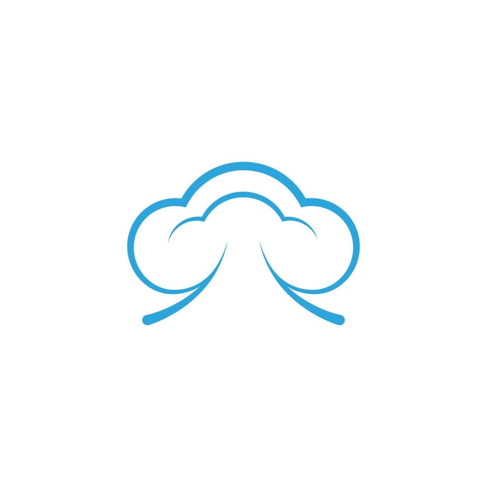 Cloud template vector