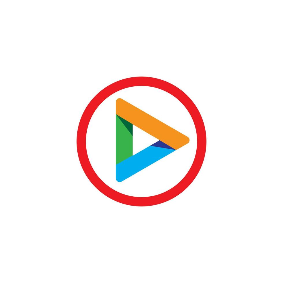 Play icon vector illustration design