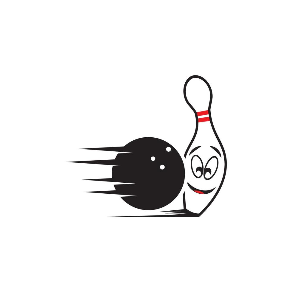 Bowling icon Template vector