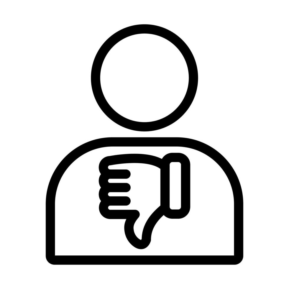 Reputation Loss Icon Design vector