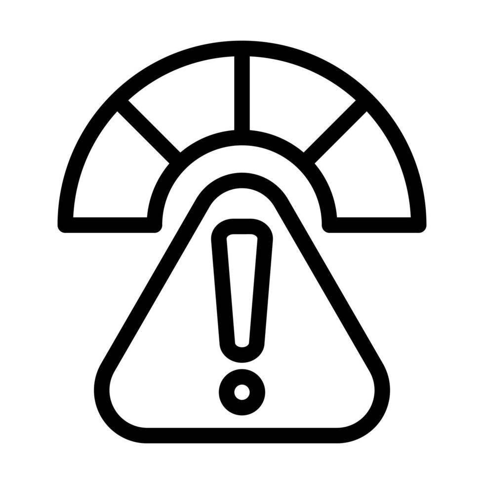 Acceptable Risk Icon Design vector