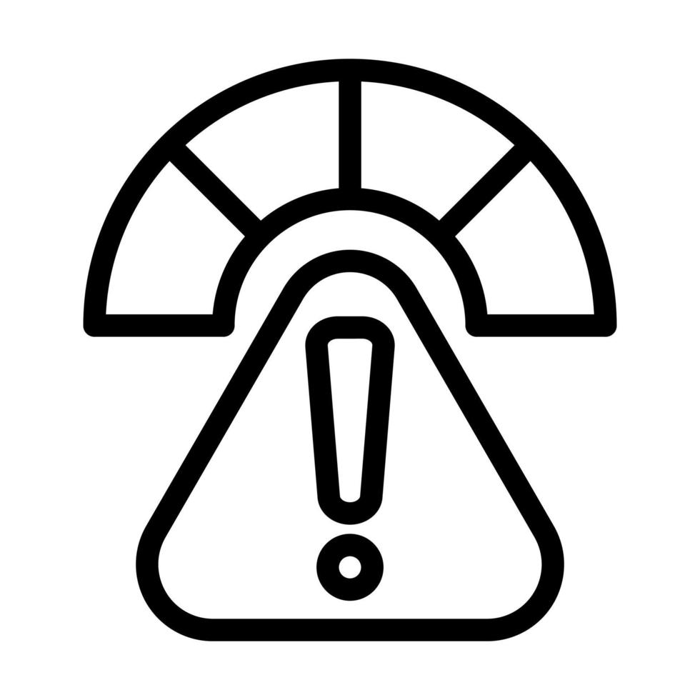 Acceptable Risk Icon Design vector