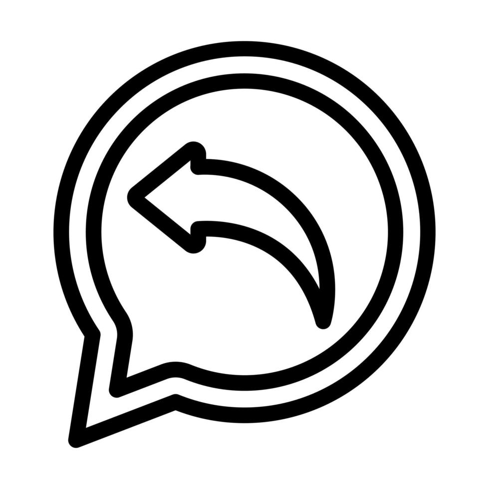 Response Icon Design vector