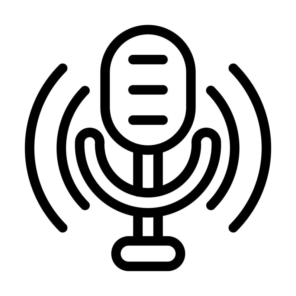 Voice Assistant Icon Design vector