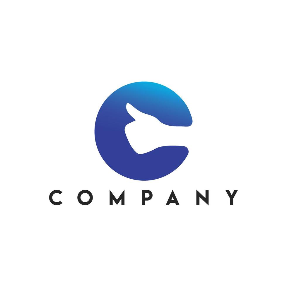 Cool Stuff Logo, C letter with thumb logo, letter o vector
