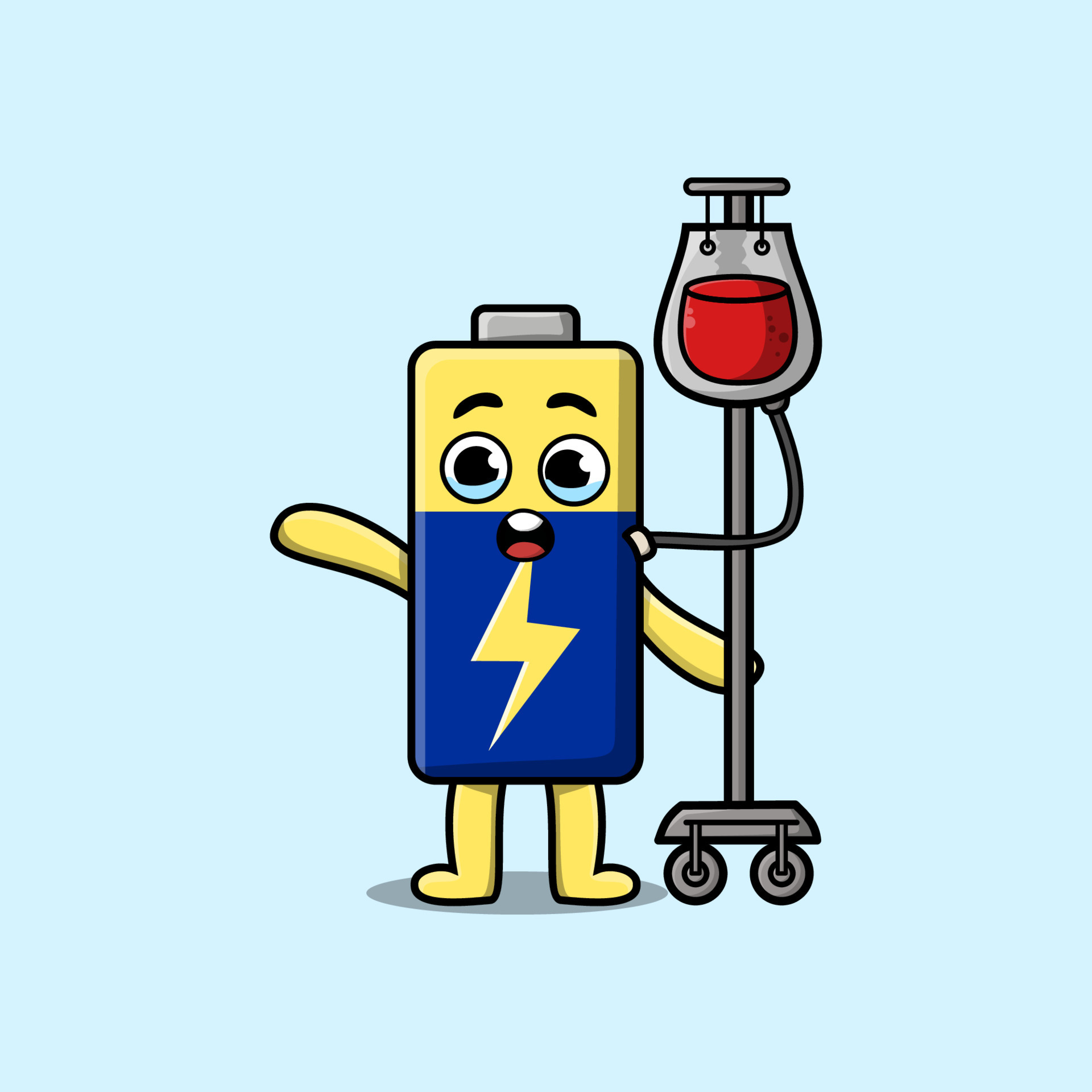 cartoon of Battery having blood transfusion 13210015 Vector Art at Vecteezy cartoon of Battery having blood transfusion 13210015 Vector Art at Vecteezy