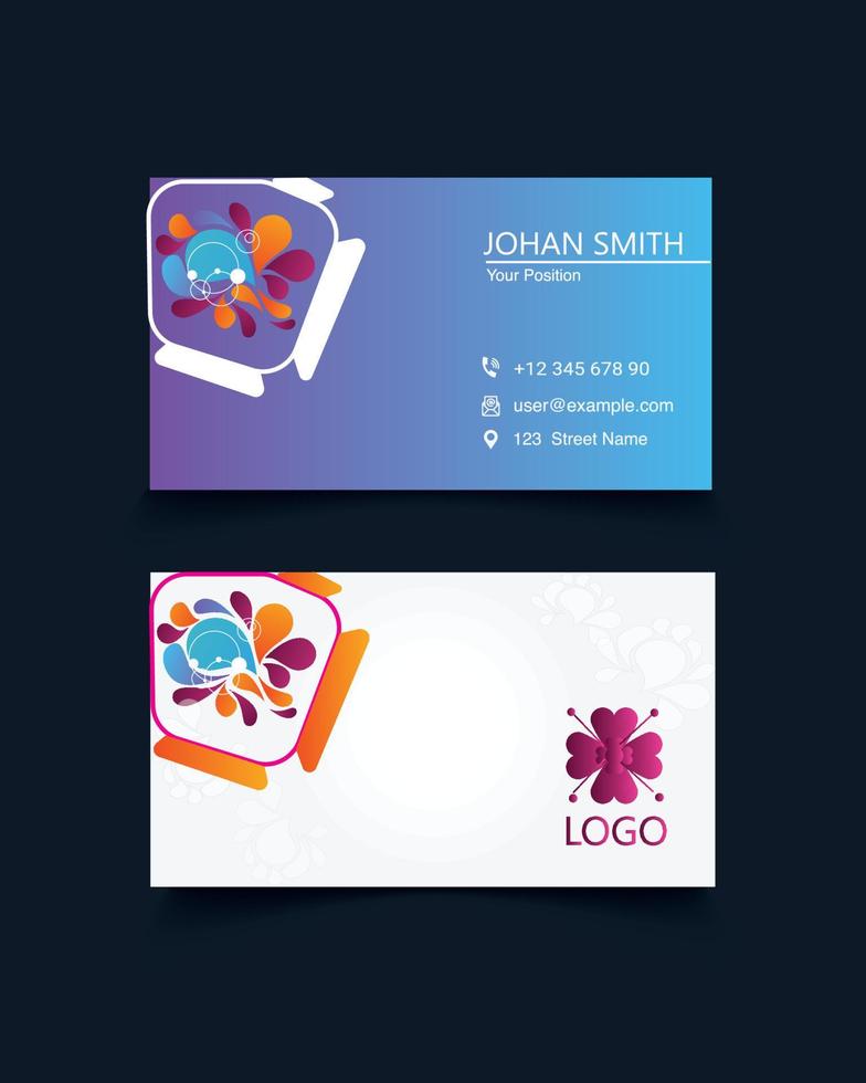 Business Card Template design and any business visiting card design vector