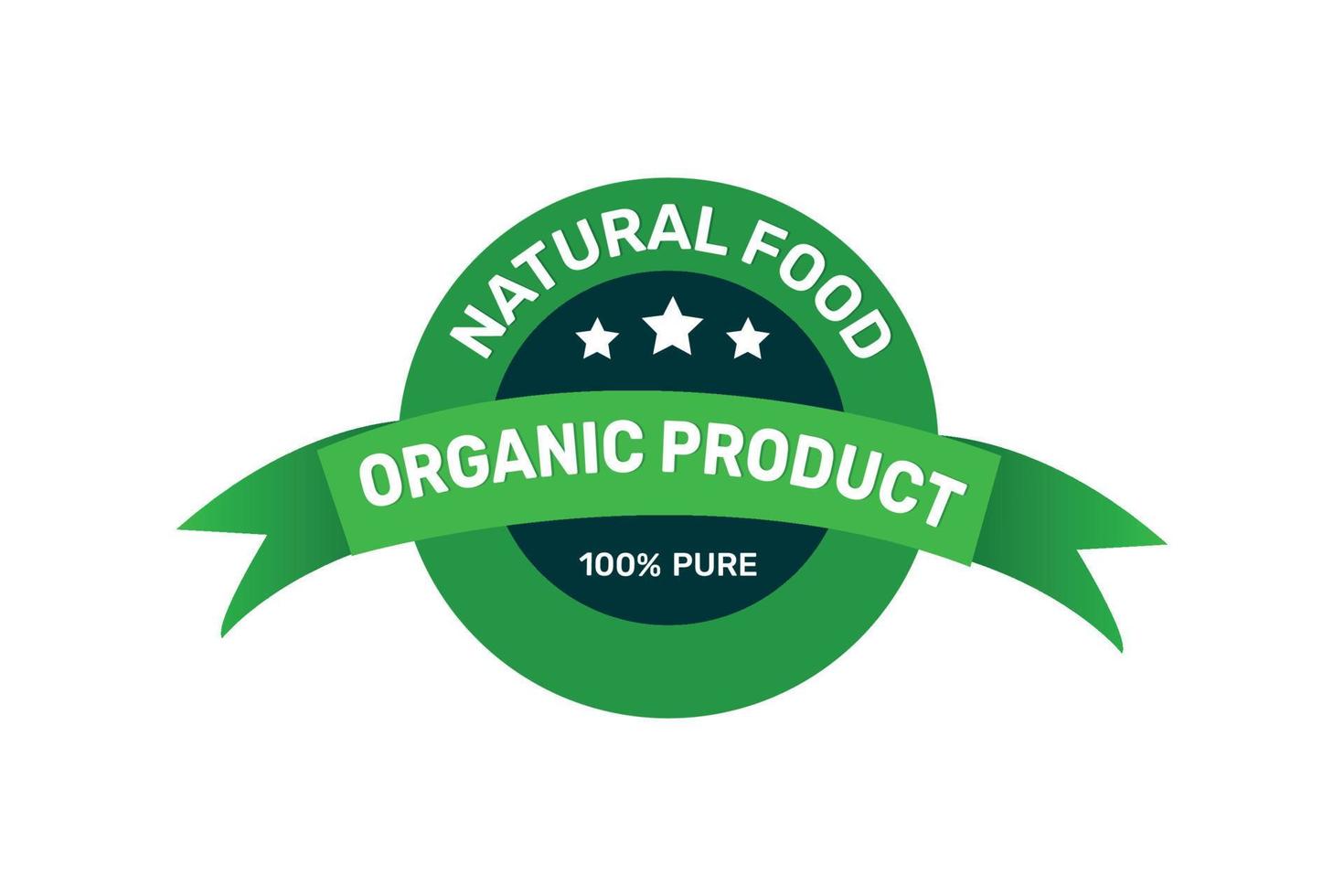 elemento de vector de producto orgánico de alimentos naturales