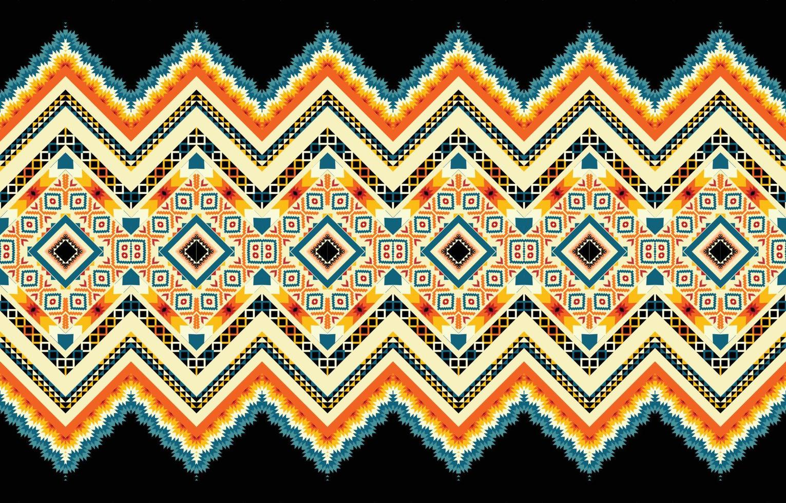 Geometric ethnic pattern seamless colorful oriental. seamless pattern. Design for fabric, curtain, background, carpet, wallpaper, clothing, wrapping, Batik, fabric, linoleum, Vector illustration.