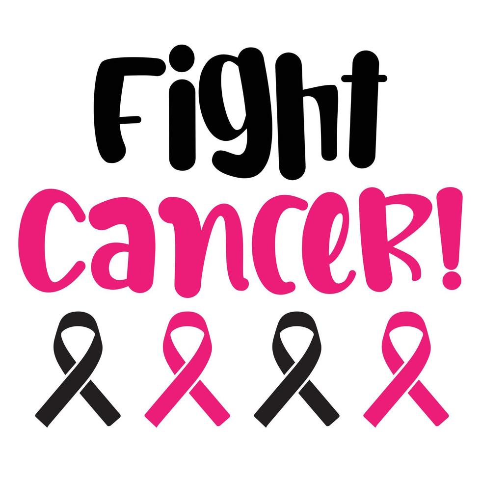 Fight cancer vector