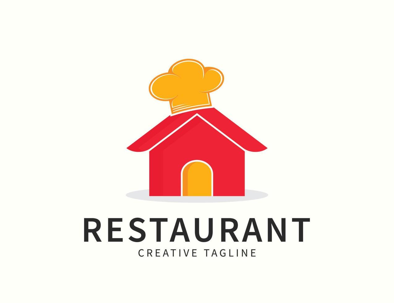 Restaurant logo design template vector