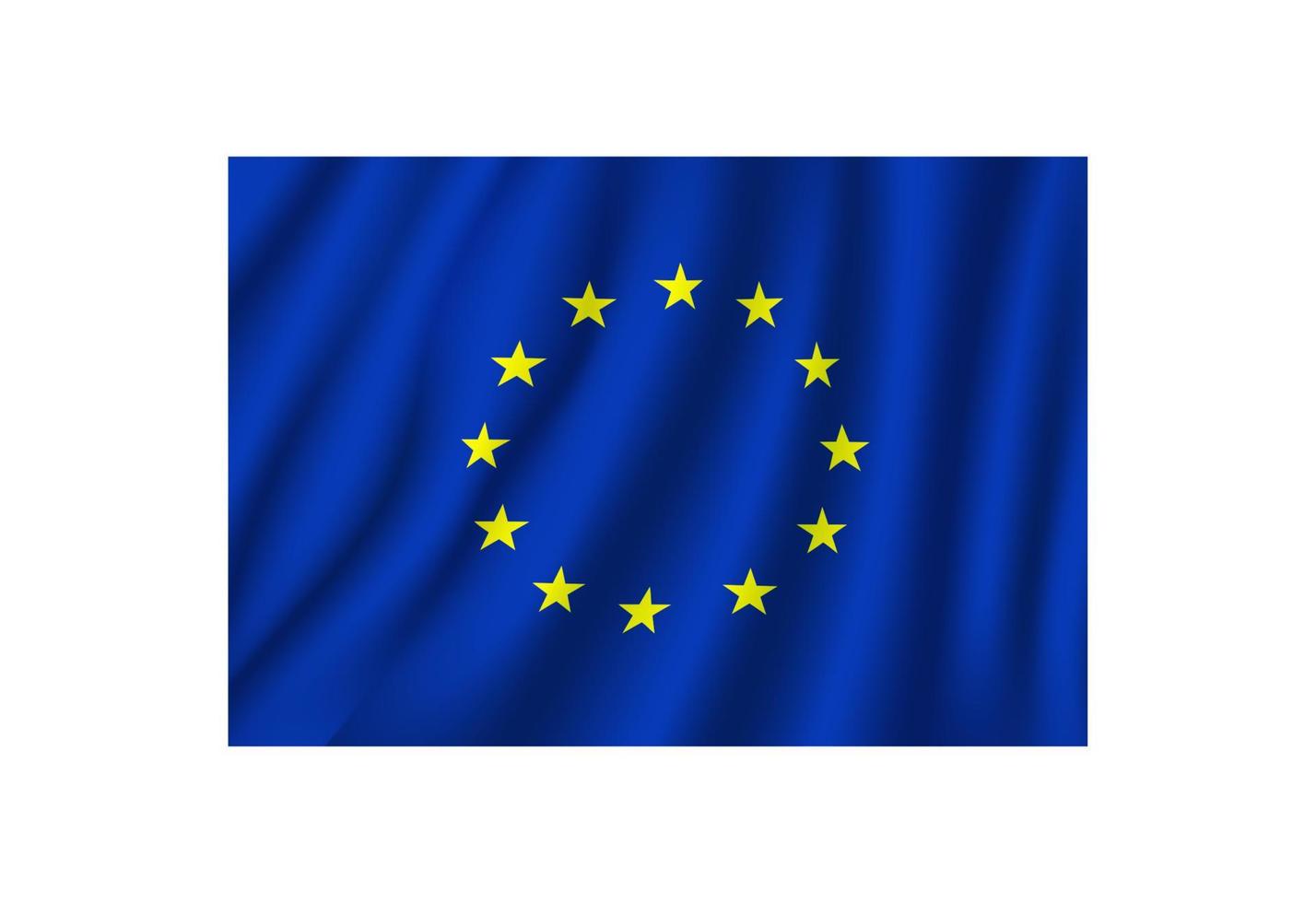 European Union vector flag national symbol