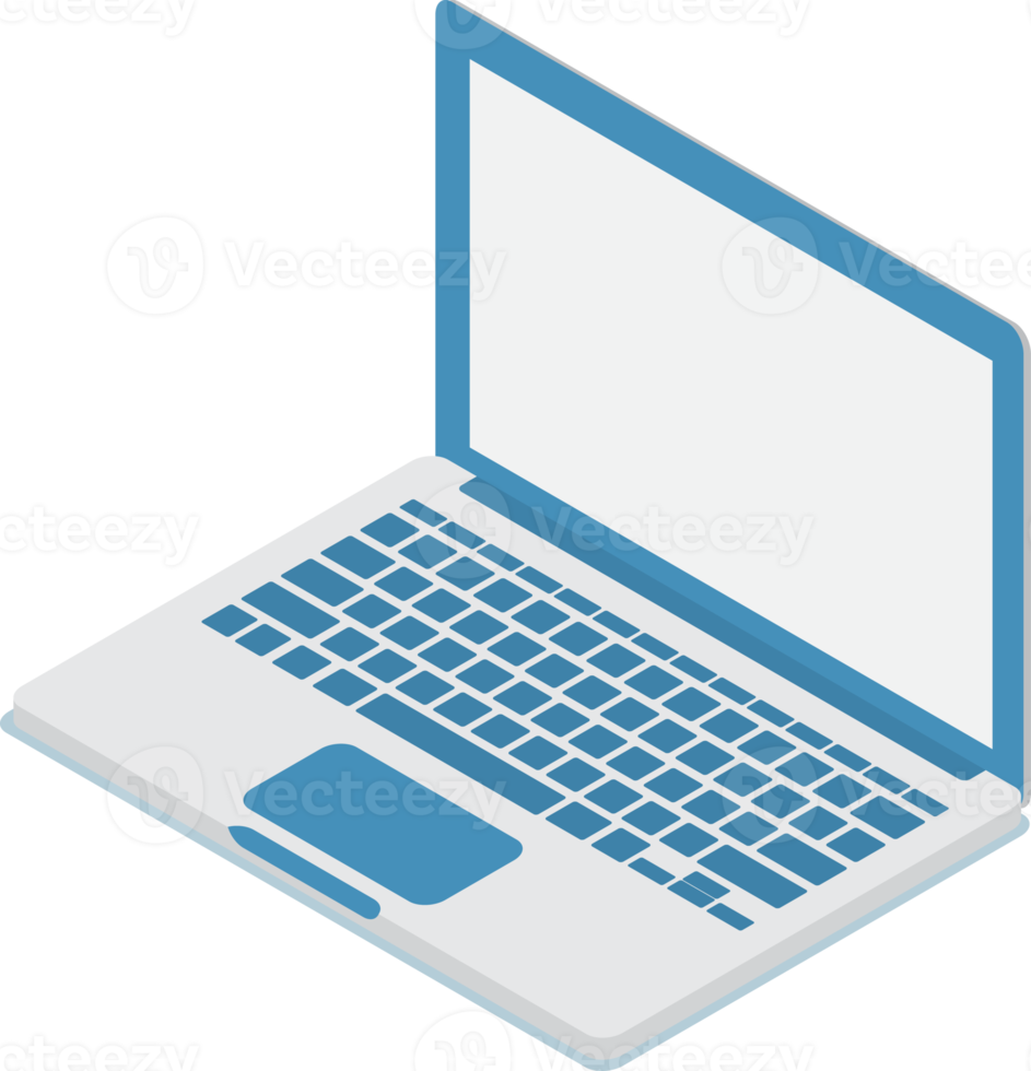 laptop computer isometric png