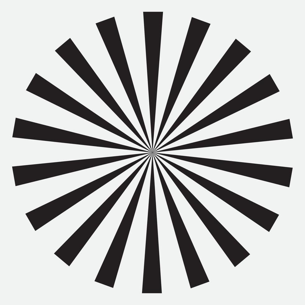 Sunburst element radial stripes  backgrounds, radial texture vector