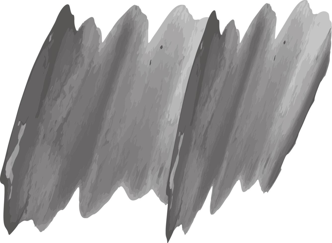 Brush stroke set, ink brush stroke background,brush collection on white background. Grungy brushes collection vector