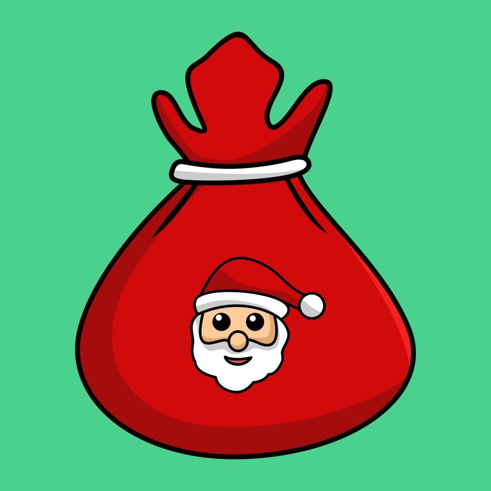 ilustración vectorial de santa claus en evento de navidad vector