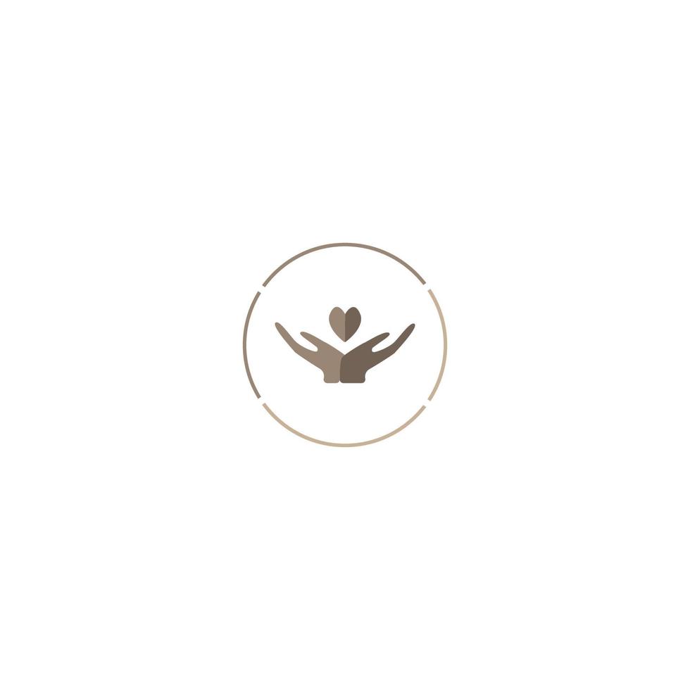 hand charity togetherness icon image illustration vector design