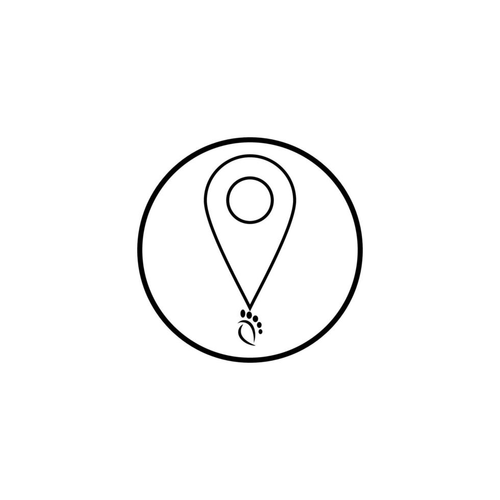 location plan location icon image illustration vector design