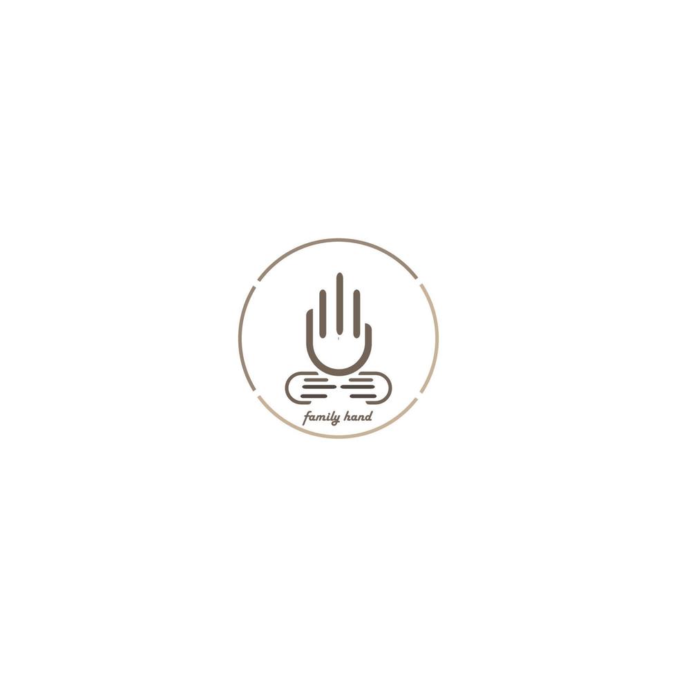 hand charity togetherness icon image illustration vector design