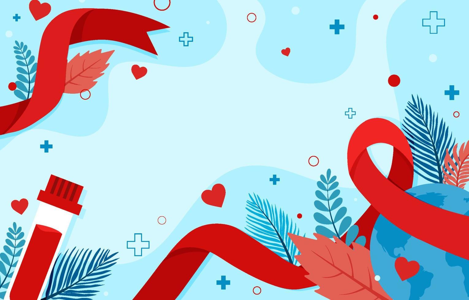 World Aids Day Background vector