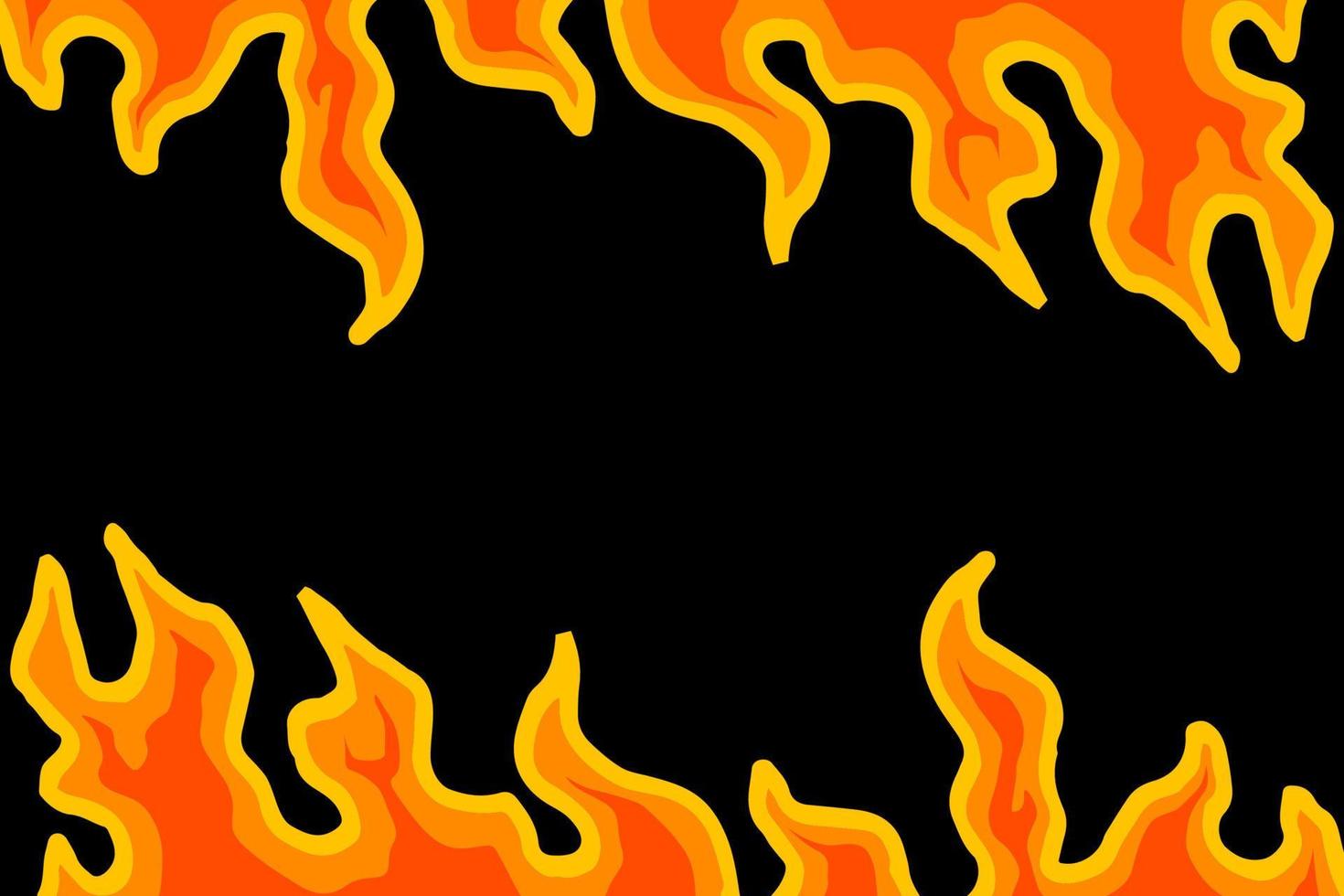 Flame Background Vector Art illustration designs