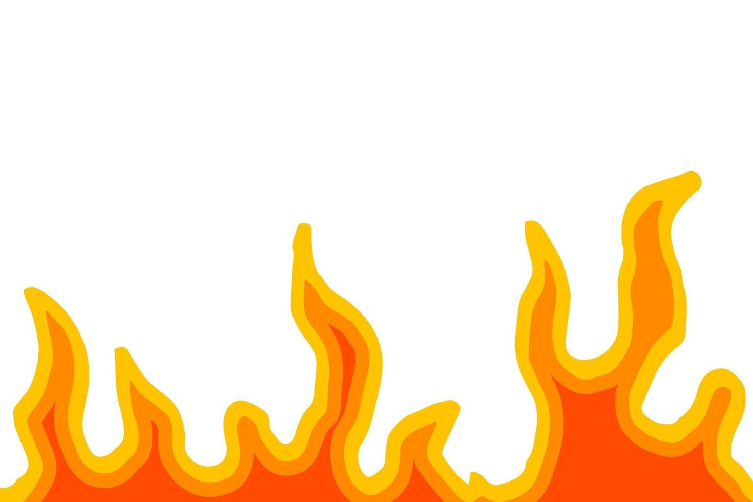 Flame Background Vector Art illustration designs