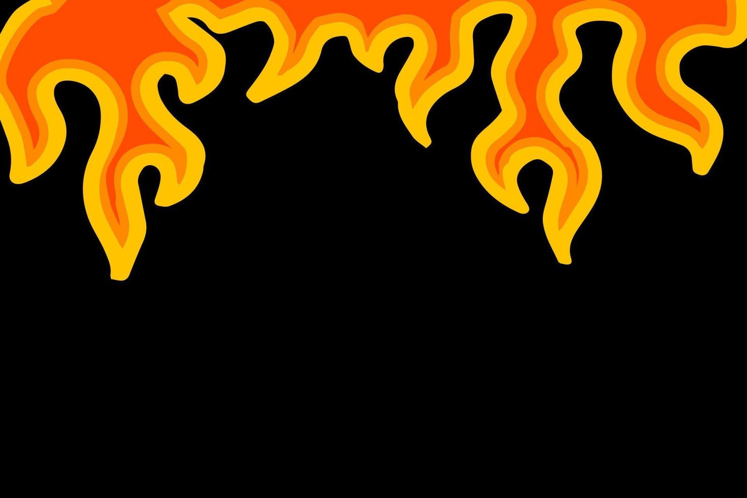 Flame Background Vector Art illustration designs