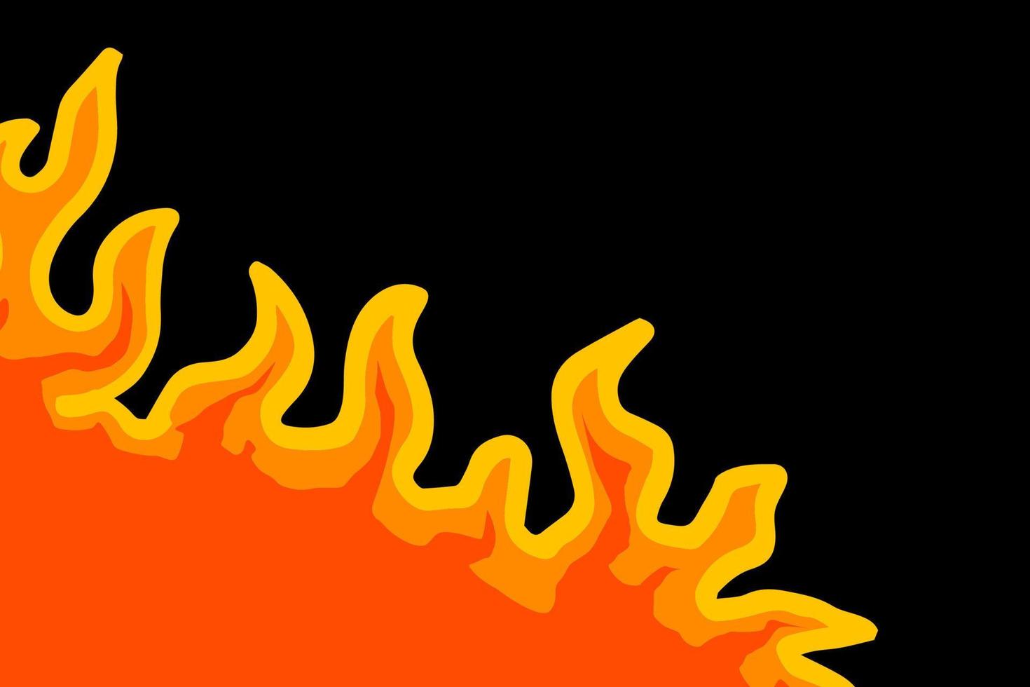 Flame Background Vector Art illustration designs