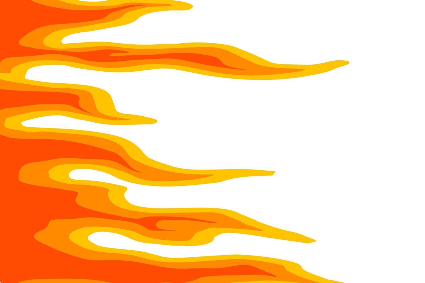 Flame Background Vector Art illustration designs