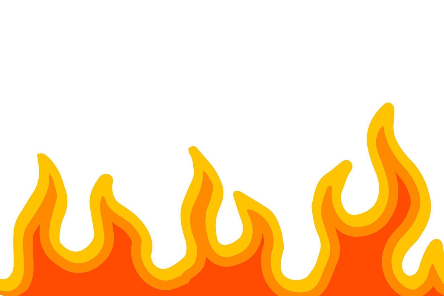 Flame Background Vector Art illustration designs