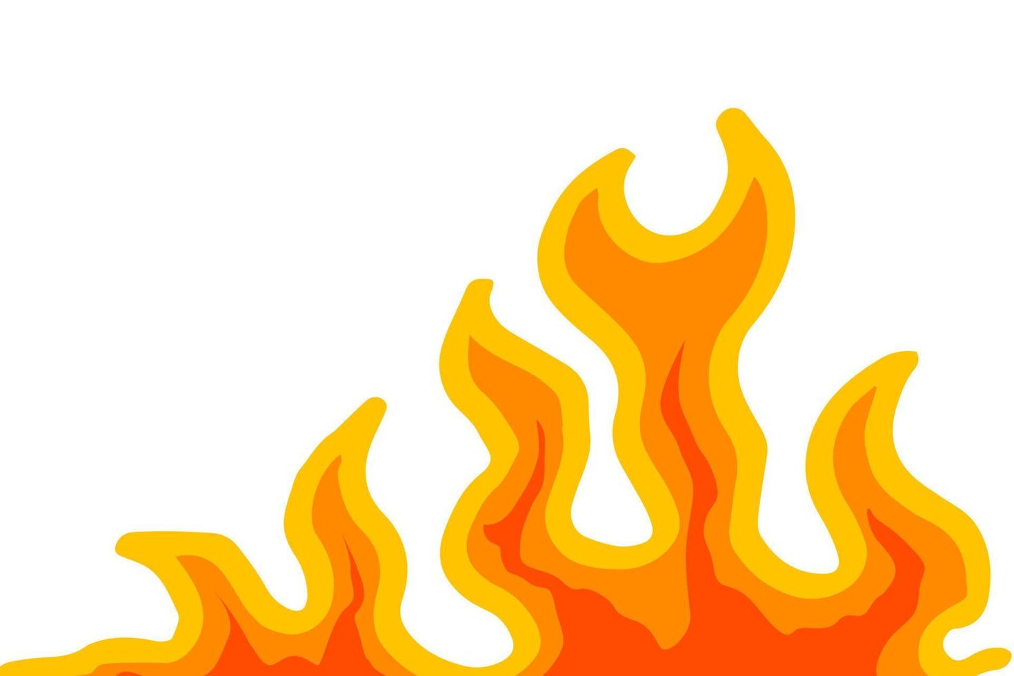 Flame Background Vector Art illustration designs