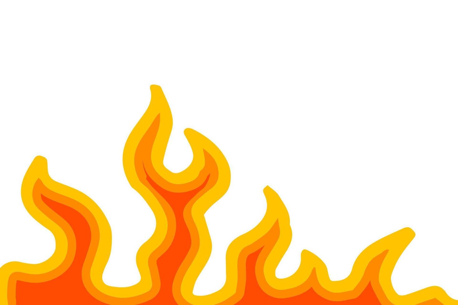 Flame Background Vector Art illustration designs