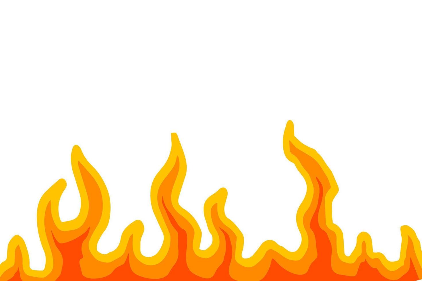 Flame Background Vector Art illustration designs