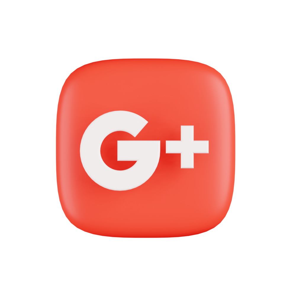 Google Plus 3d Illustration png