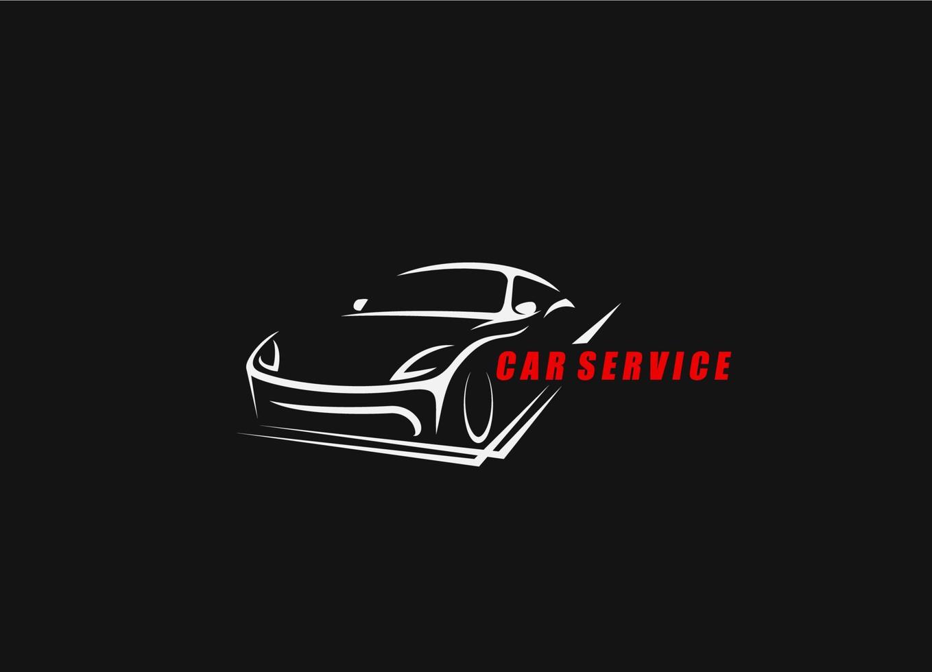 Car service icon, vehicle repair and auto mechanic vector