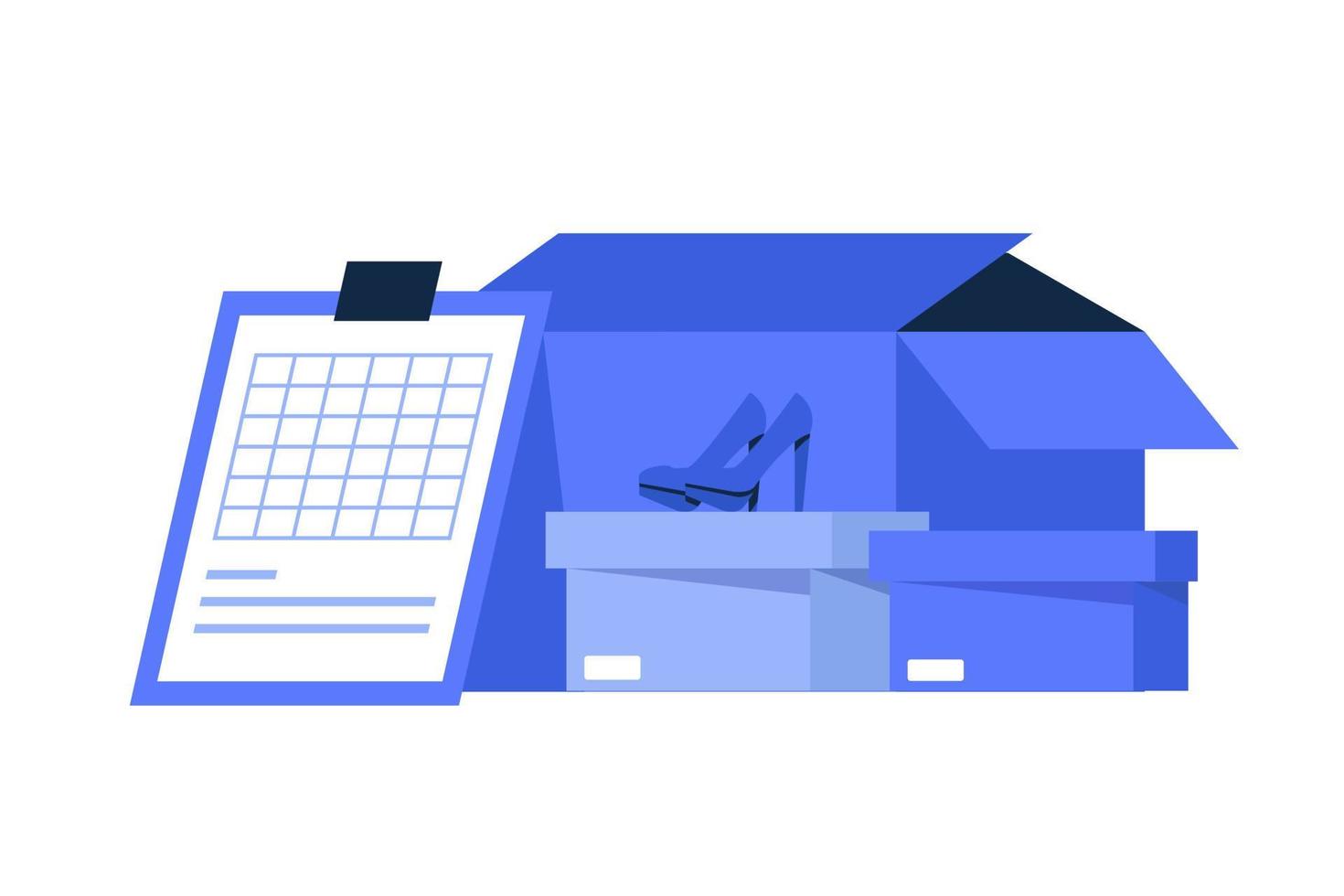 box,packages,Contactless delivery. Delivery service, courier service, goods shipping vector