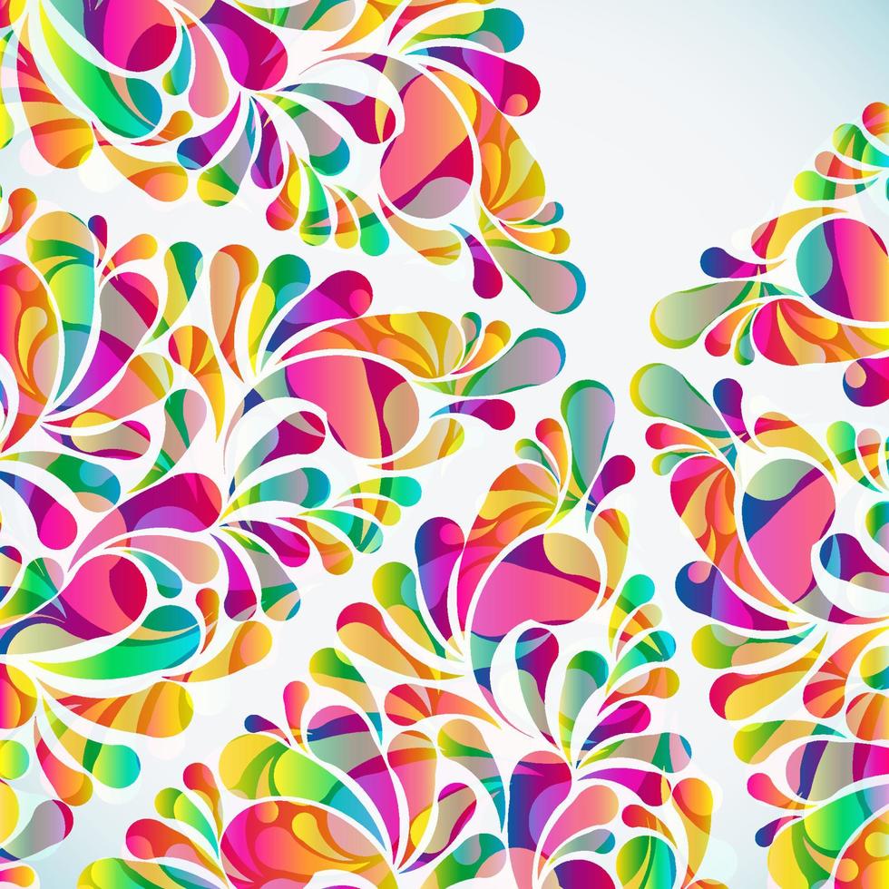 Abstract colorful arc-drop background. Vector. vector