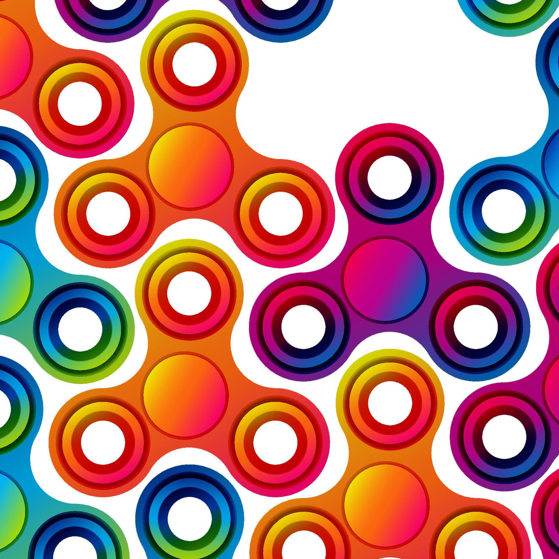 Fidget hand finger spinner stress relieving, colorful toy for removing