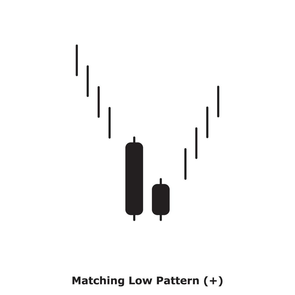 Matching Low Pattern - White and Black - Round vector