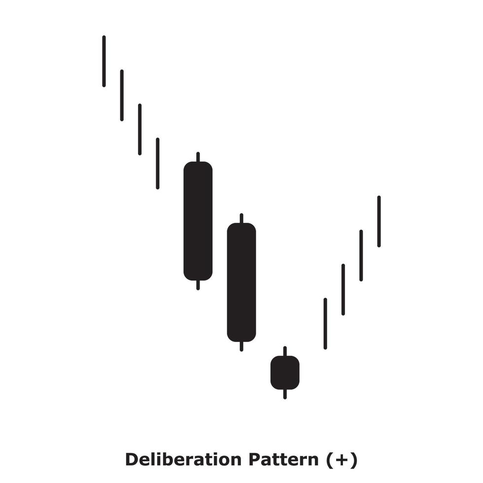 Deliberation Pattern - White and Black - Round vector