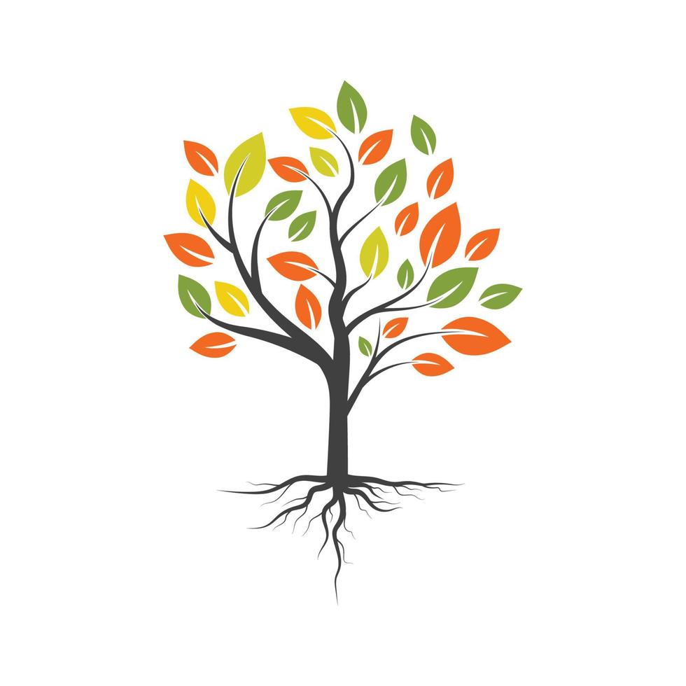 Tree branch vector ilustration design