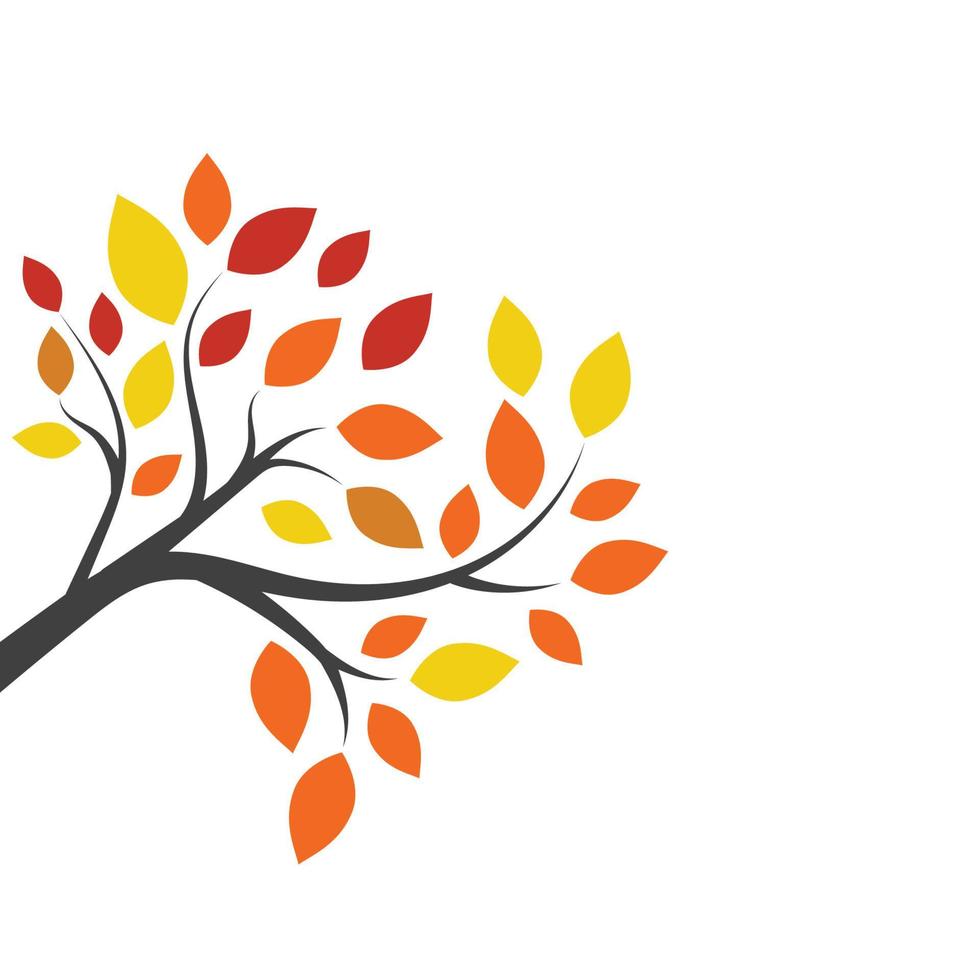 Tree branch vector ilustration design